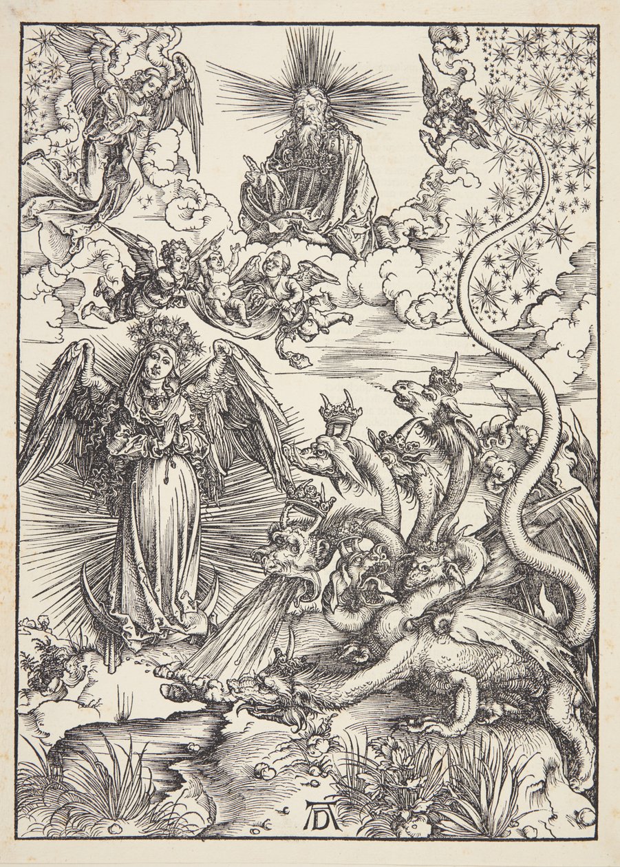 Apokalyptinen nainen tekijältä Albrecht Dürer