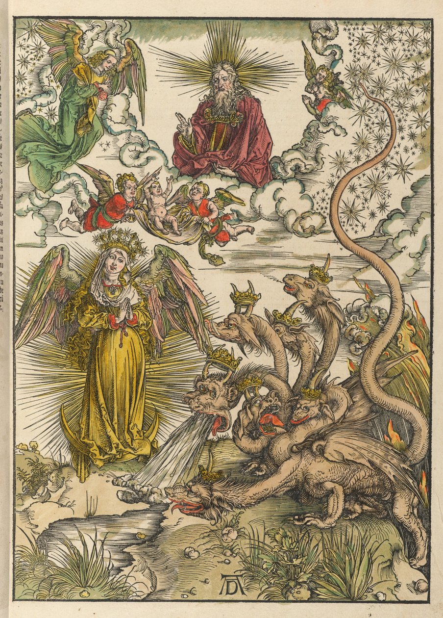 Apokalyptinen nainen tekijältä Albrecht Dürer