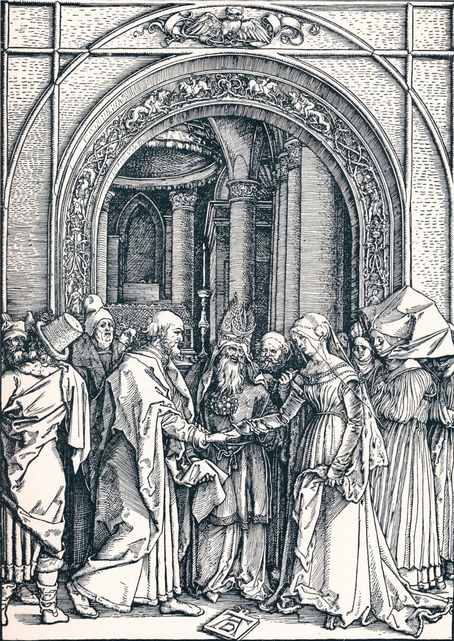 Neitsyen kihlaus, 1506 1906. tekijältä Albrecht Dürer