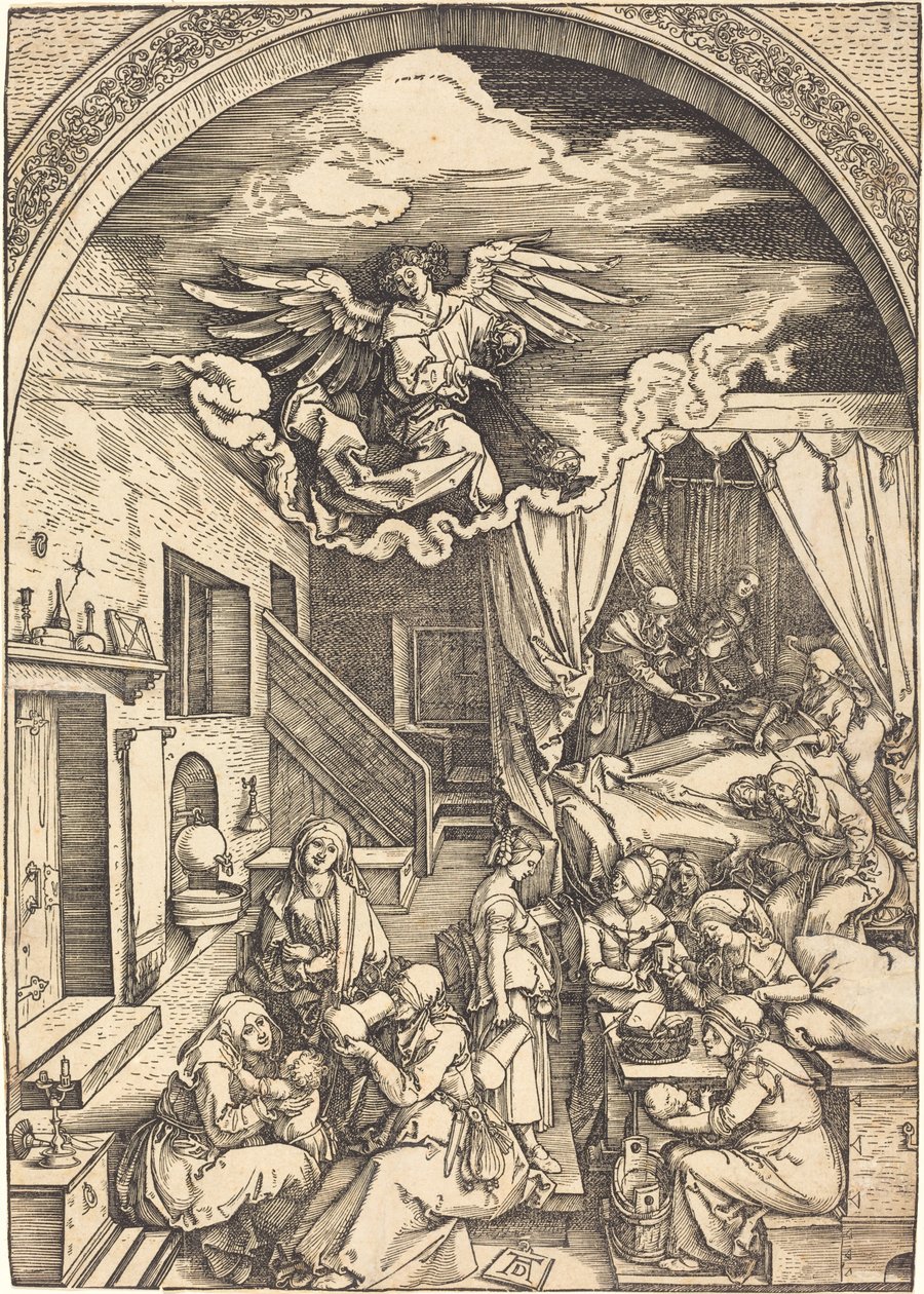 Neitsyen syntymä tekijältä Albrecht Dürer