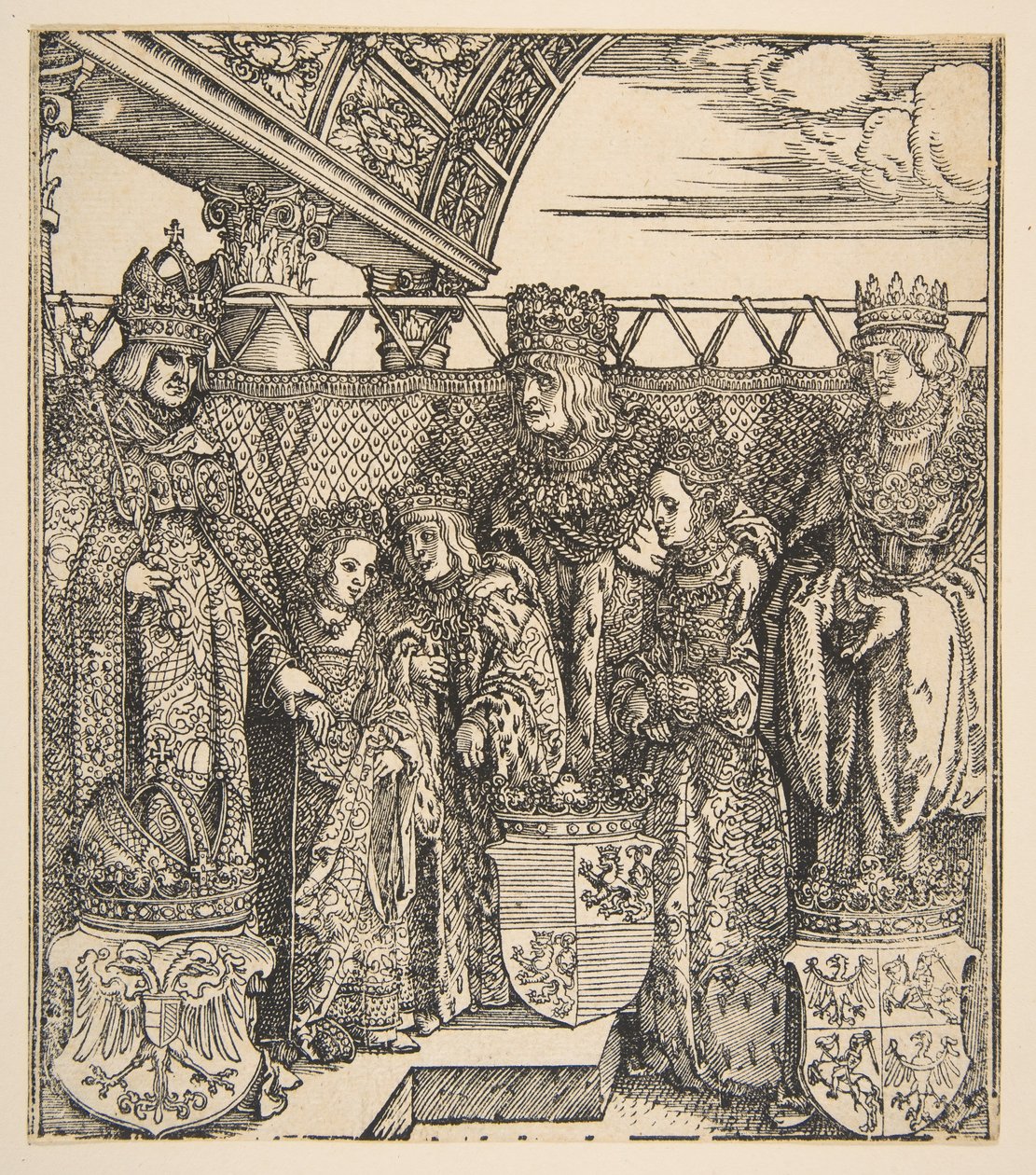 Prinssien kongressi Wienissä.n.d. tekijältä Albrecht Dürer