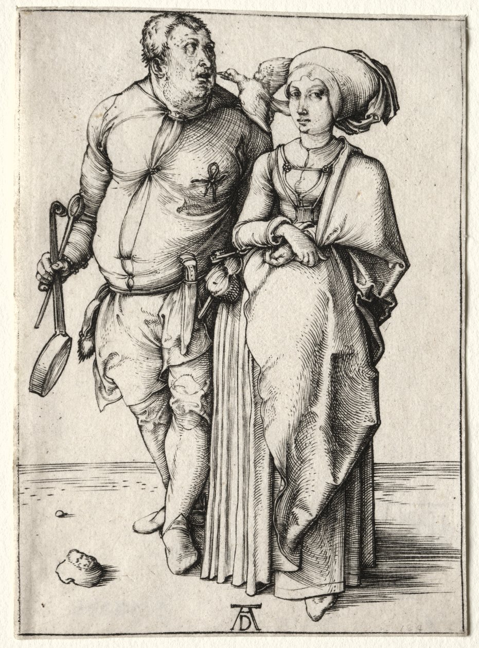 Kokki ja hänen vaimonsa tekijältä Albrecht Dürer