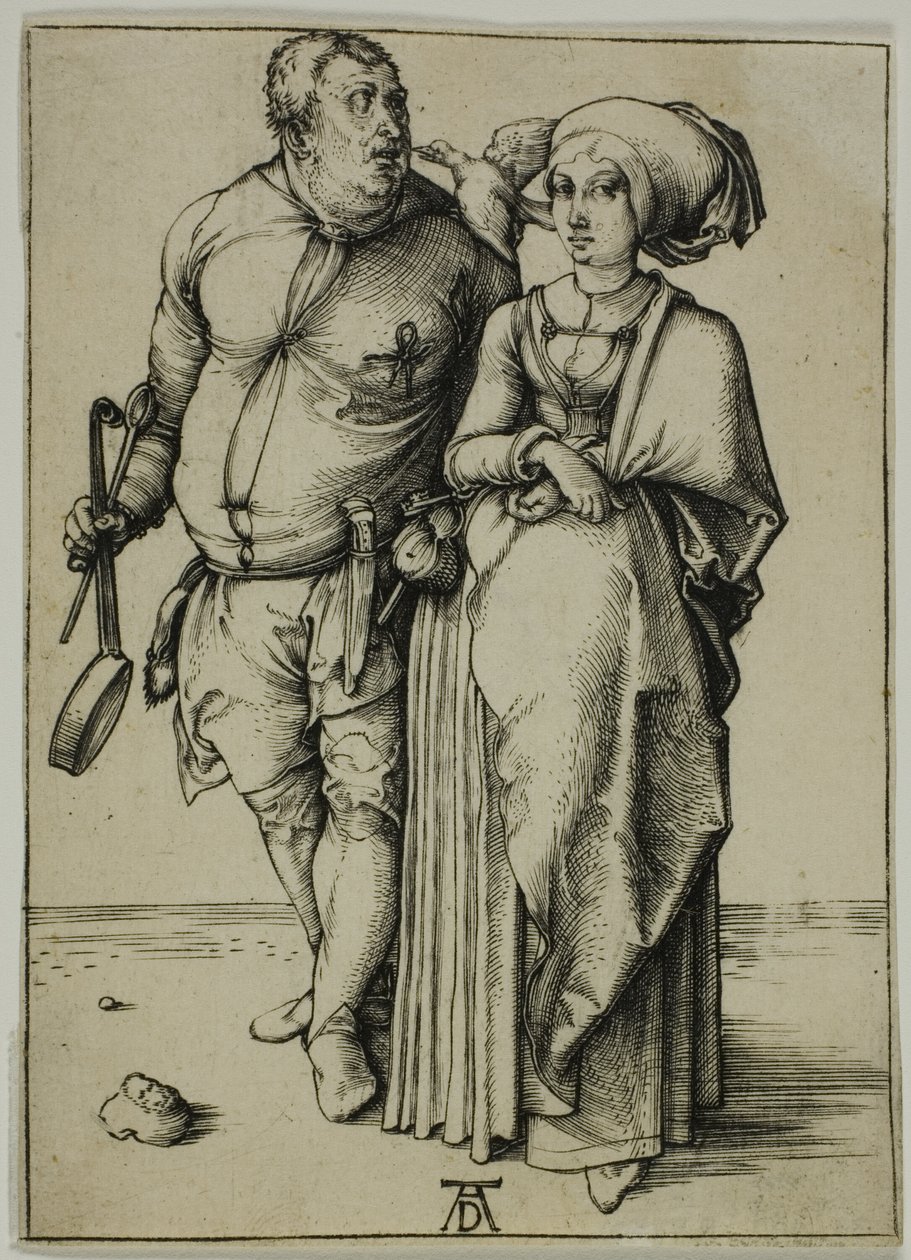 Kokki ja hänen vaimonsa tekijältä Albrecht Dürer