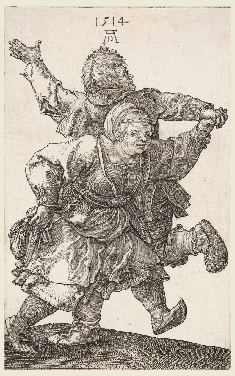 Tanssivat talonpojat tekijältä Albrecht Dürer