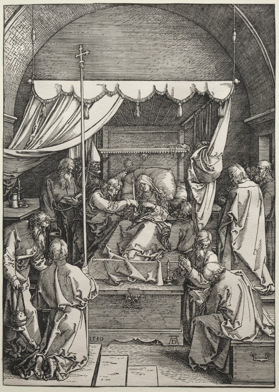 Neitsyen kuolema, 1510. tekijältä Albrecht Dürer