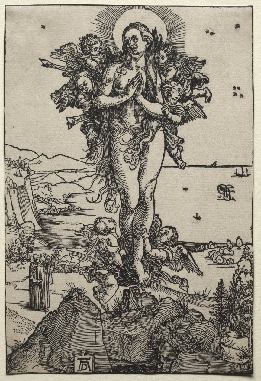 Maria Magdaleenan ekstaasi, 1501-1504. tekijältä Albrecht Dürer