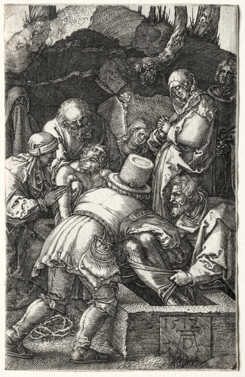 Hautaus, 1512. tekijältä Albrecht Dürer