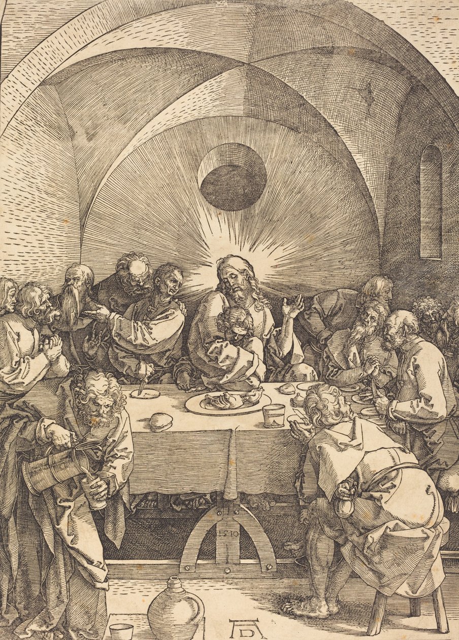 Viimeinen ehtoollinen, 1510. tekijältä Albrecht Dürer
