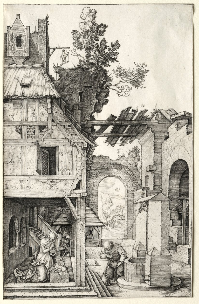 Syntymä, 1504. tekijältä Albrecht Dürer