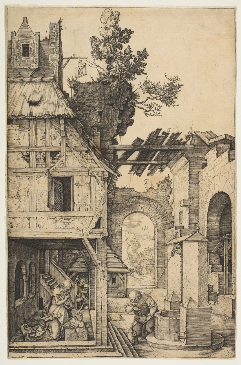 Syntymä, 1504. tekijältä Albrecht Dürer