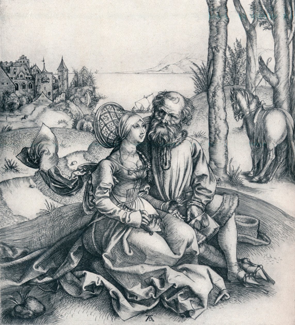 Rakkauden tarjous, 1495 1906 tekijältä Albrecht Dürer