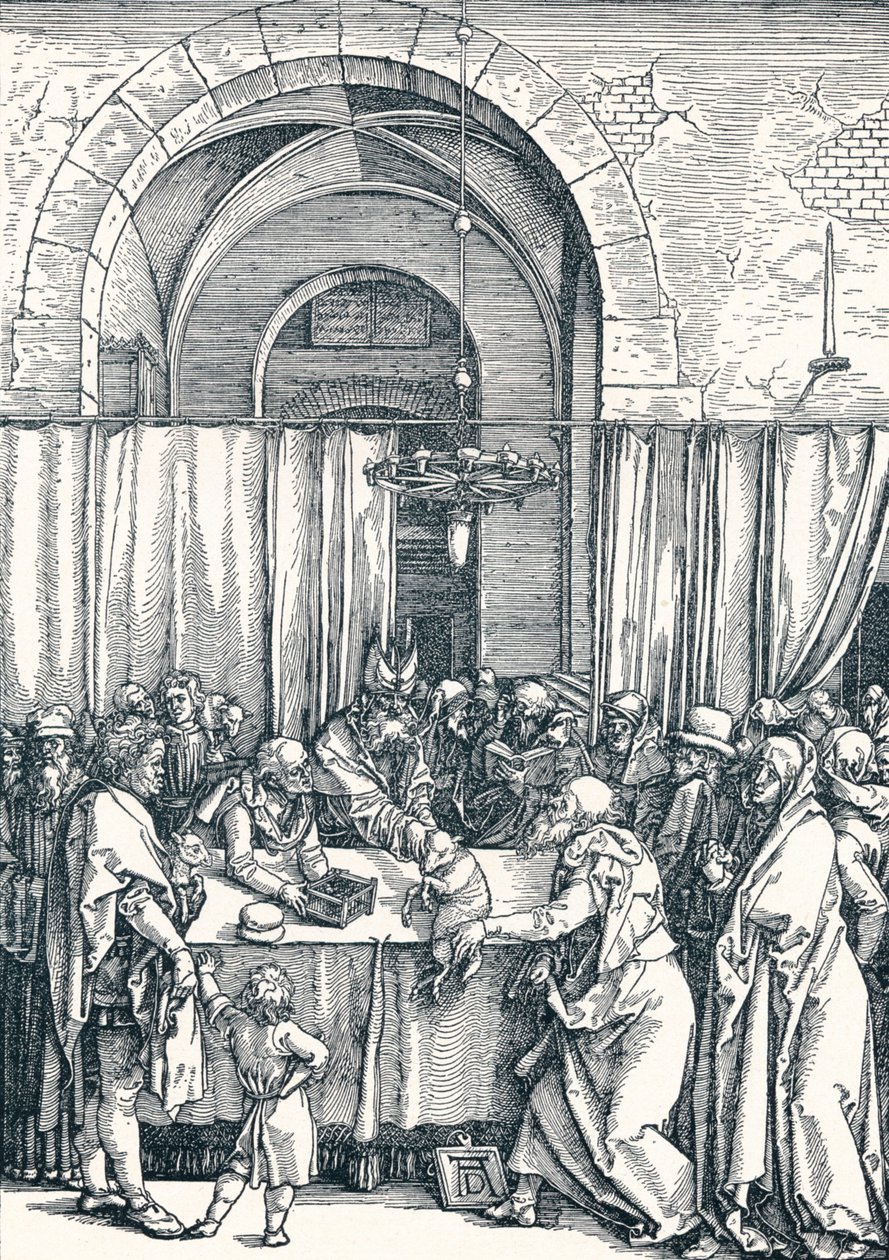 Joachimin tarjouksen hylkääminen, 1506 1906 tekijältä Albrecht Dürer