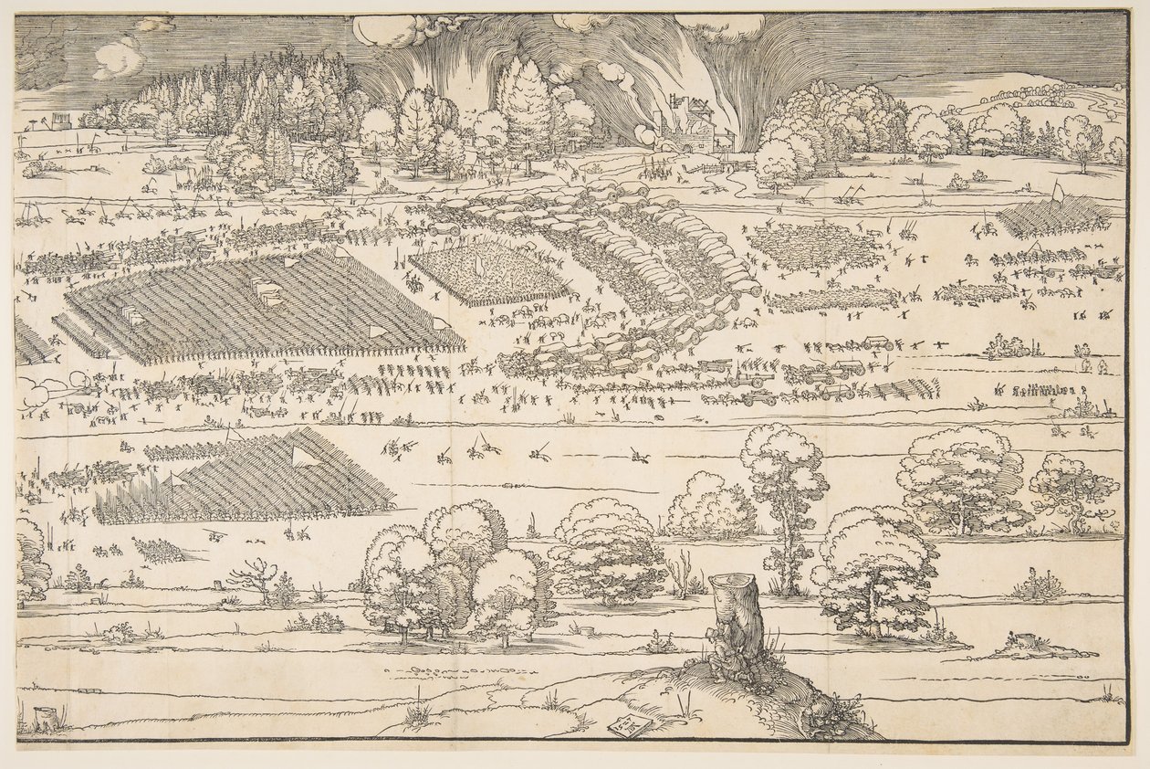 Linnoituksen piiritys.n.d. tekijältä Albrecht Dürer