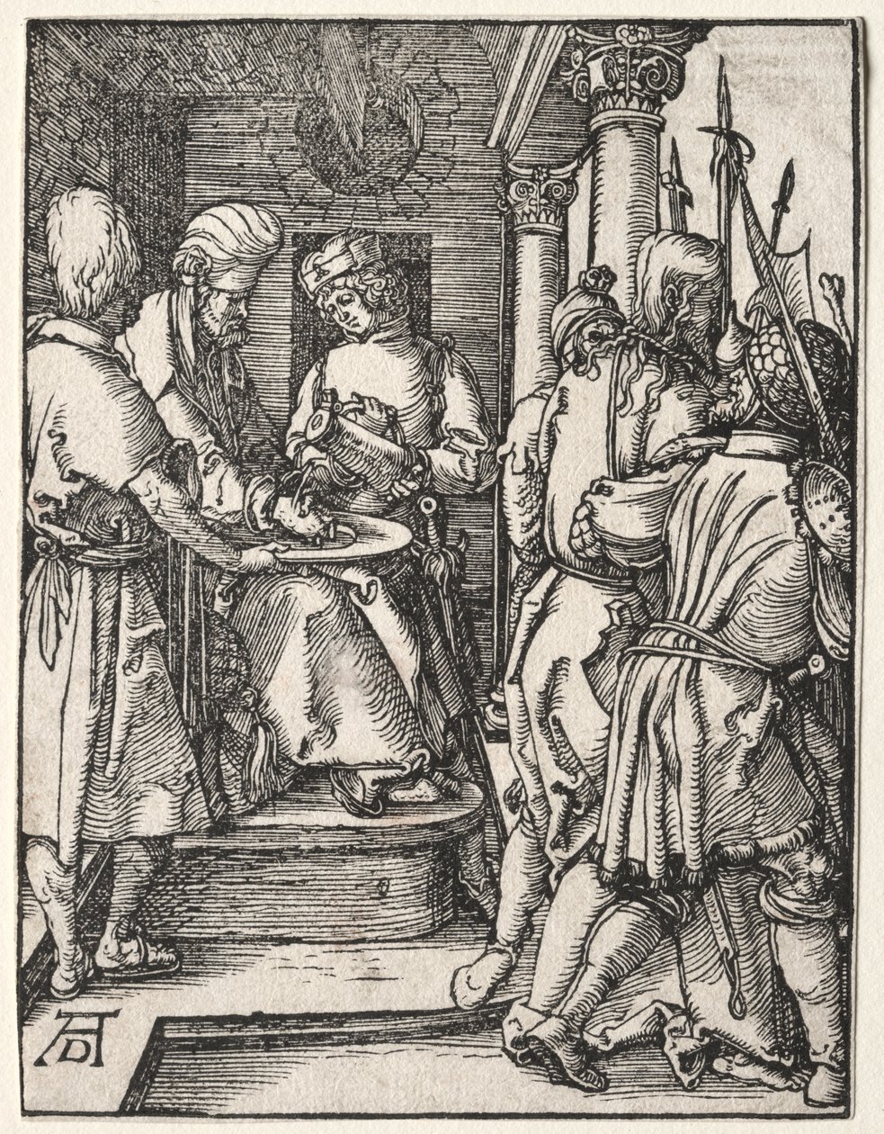 Pieni intohimo: Pilatus pesee kätensä tekijältä Albrecht Dürer