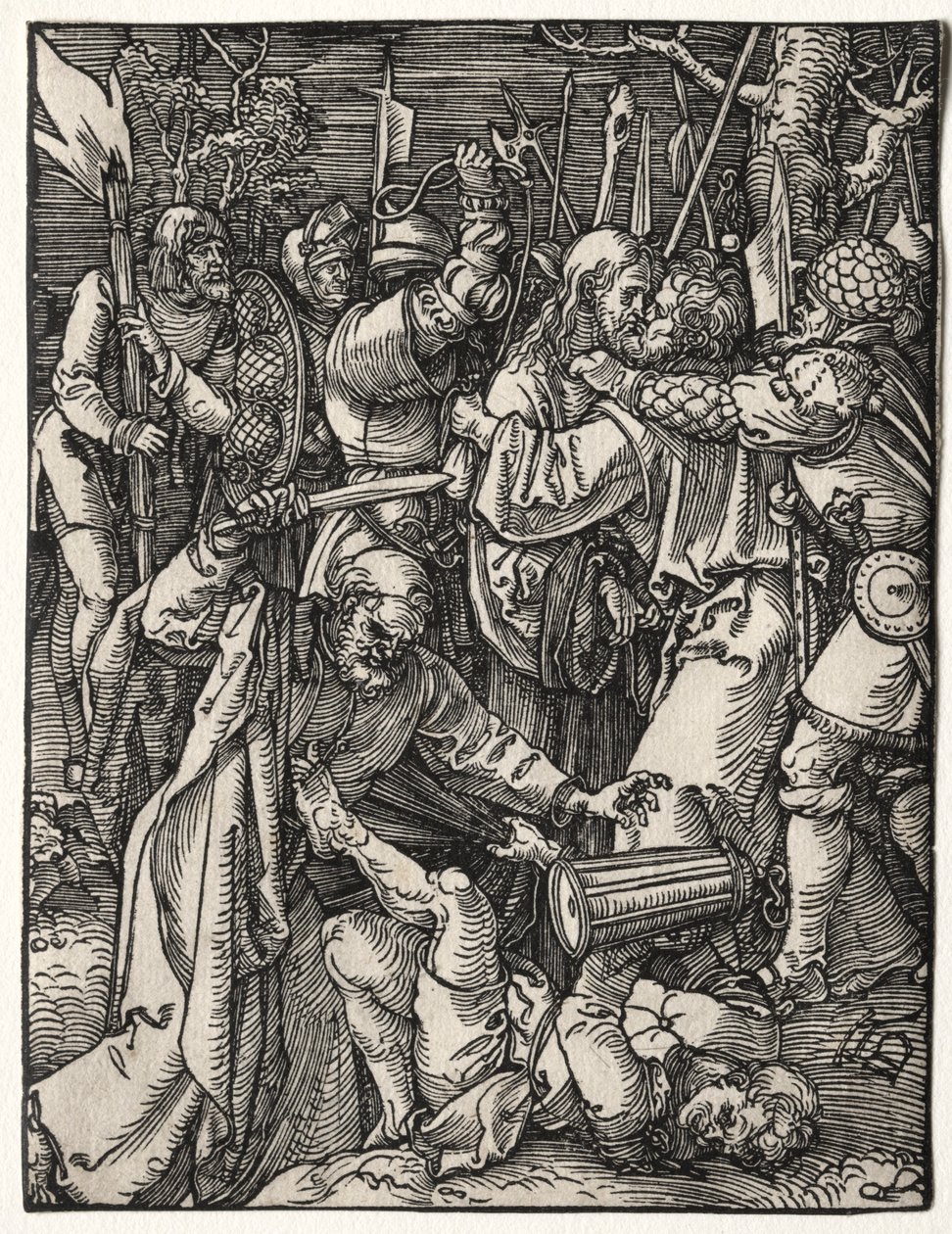 Pieni kärsimys: Kristuksen pettäminen. tekijältä Albrecht Dürer