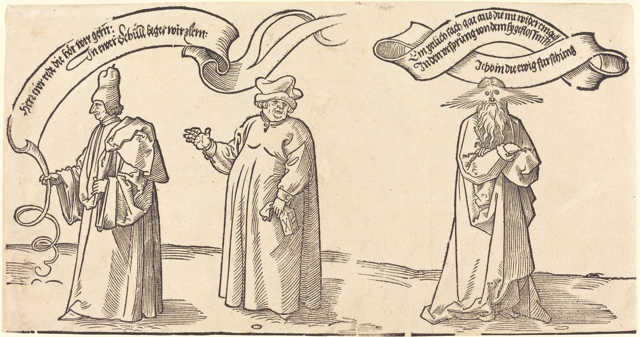 Opettaja, pappi ja Providence tekijältä Albrecht Dürer