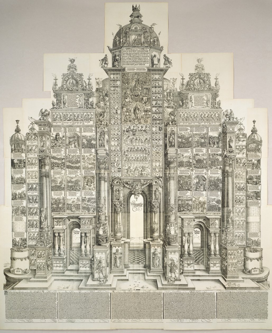 Maximilianuksen riemukaari tekijältä Albrecht Dürer