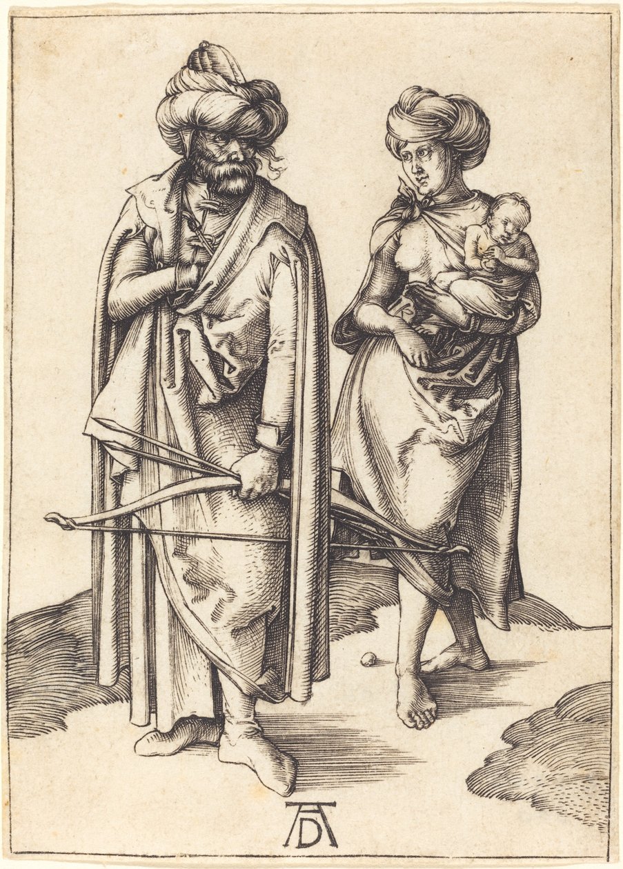 Turkkilainen perhe tekijältä Albrecht Dürer