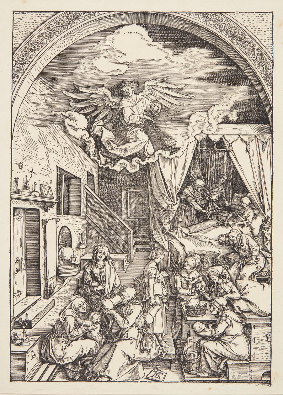 Neitsyen syntymä tekijältä Albrecht Dürer