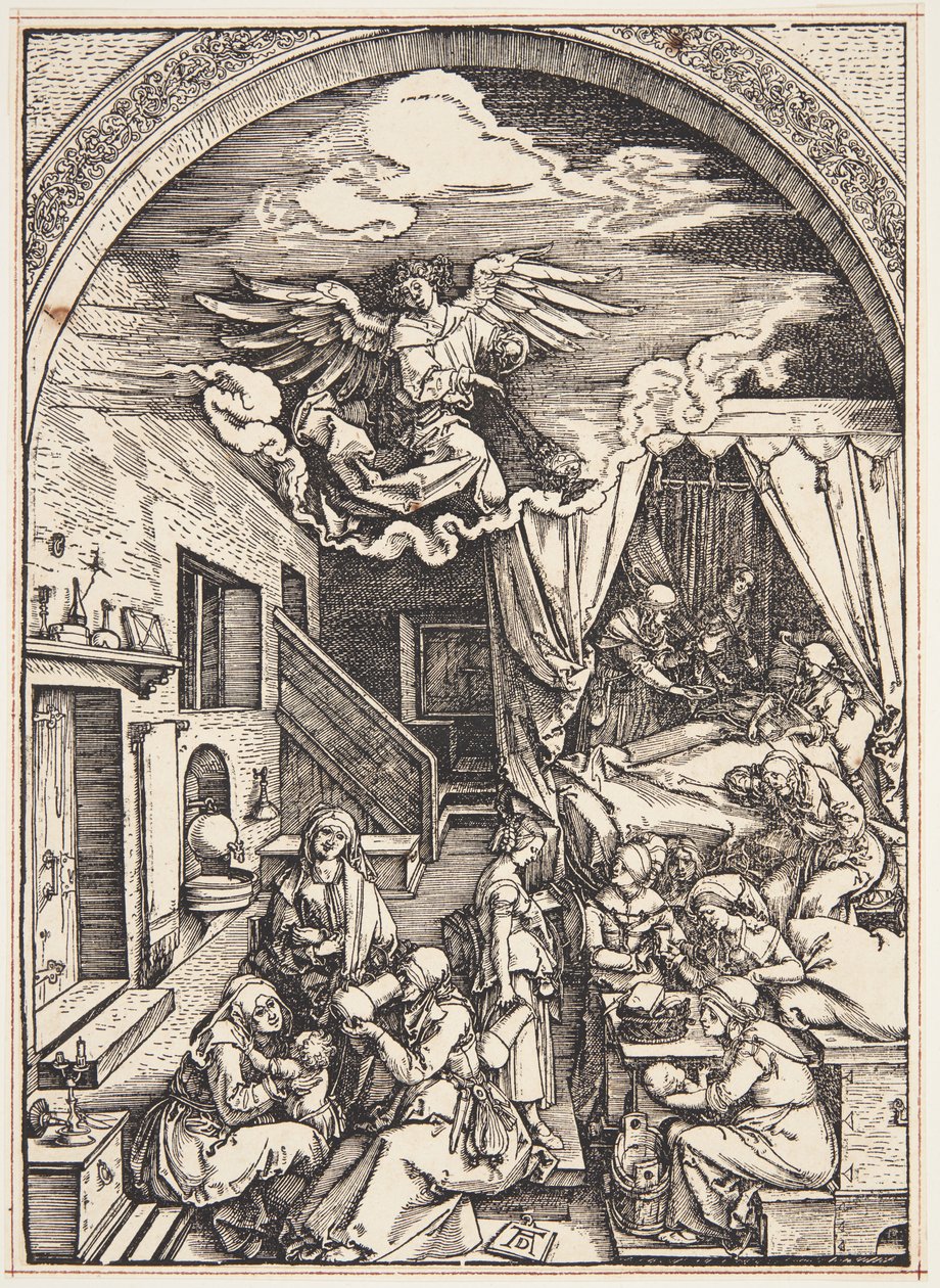 Neitsyen syntymä tekijältä Albrecht Dürer
