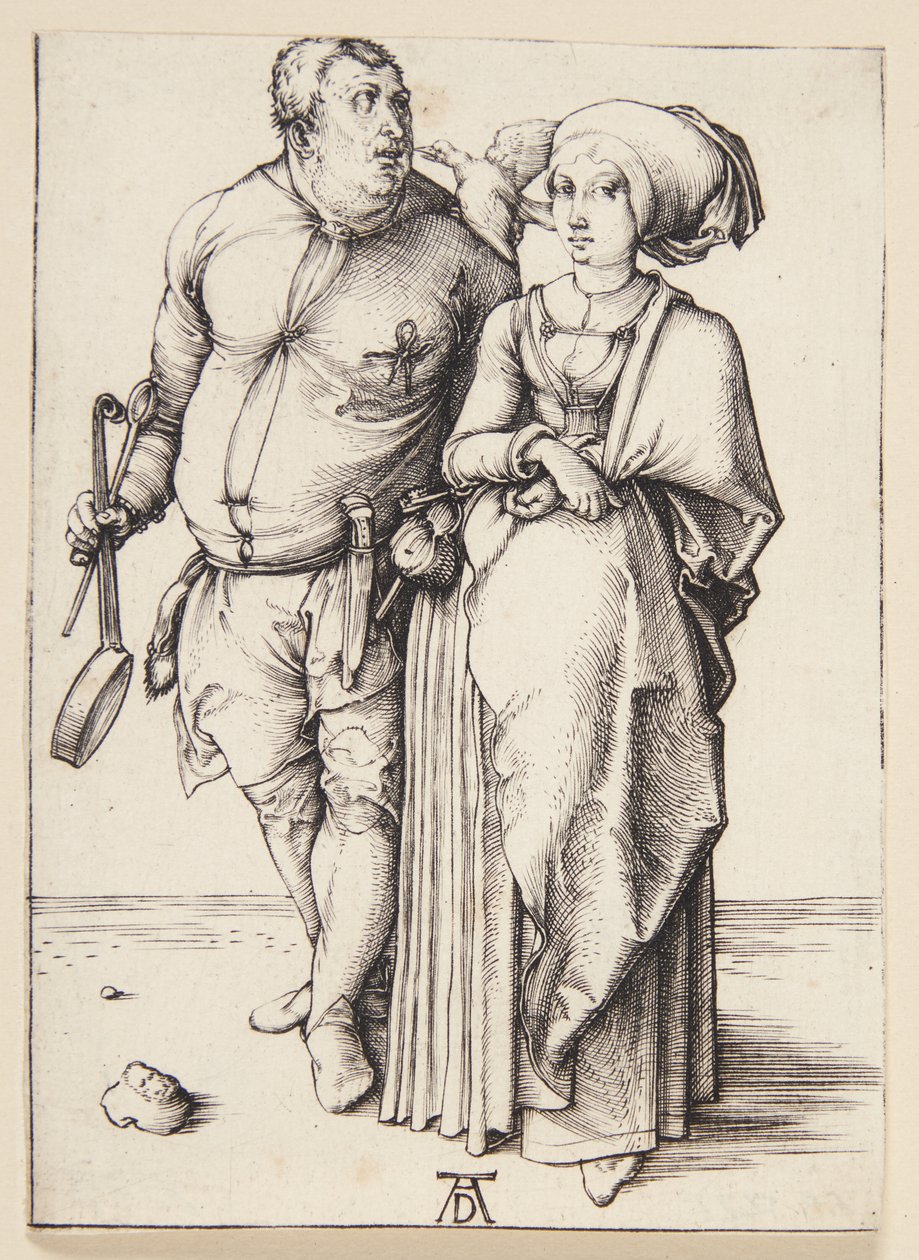 Kokki ja hänen vaimonsa tekijältä Albrecht Dürer
