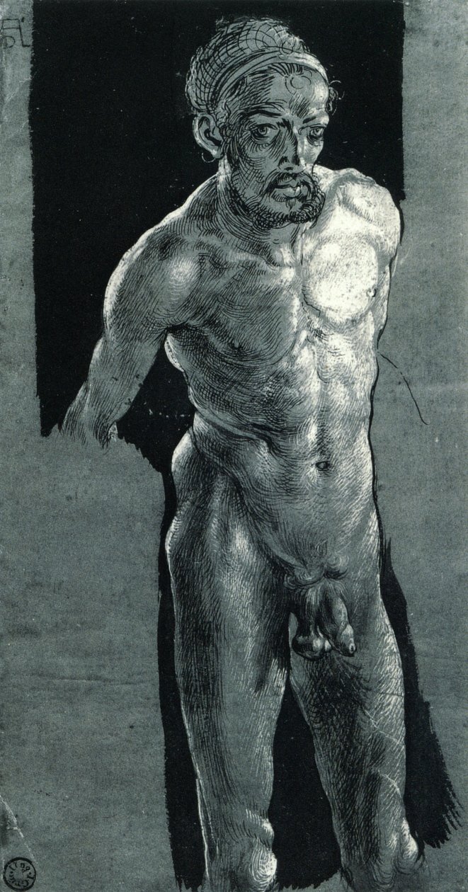 omakuva alasti tekijältä Albrecht Dürer