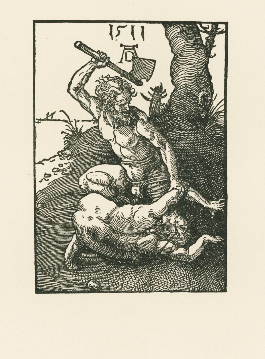 Kain tappaa Abelin tekijältä Albrecht Dürer or Duerer