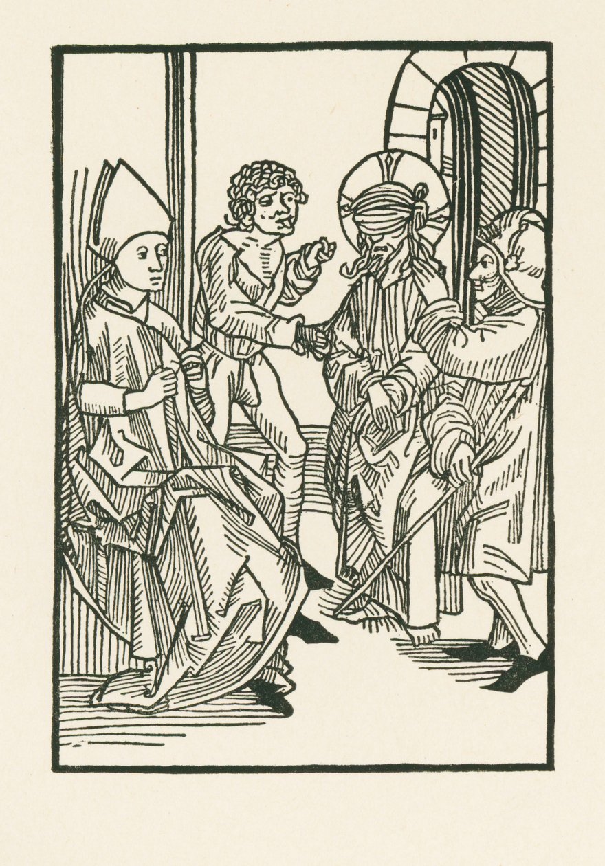Kristus Kaifaan edessä tekijältä Albrecht Dürer or Duerer