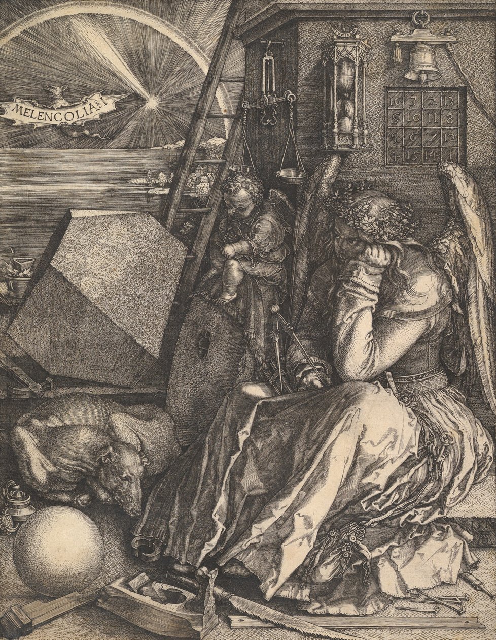 Melencolia I tekijältä Albrecht Dürer