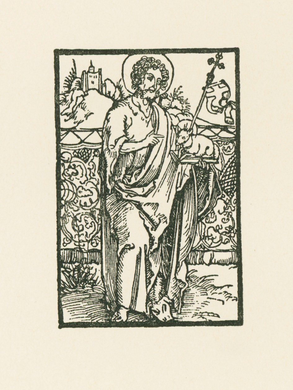 Pyhä Johannes Kastaja tekijältä Albrecht Dürer or Duerer
