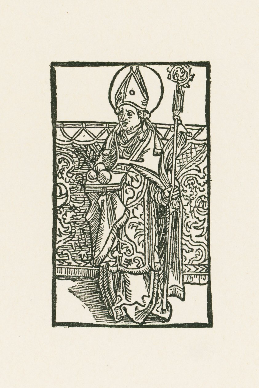 Pyhä Nikolaus tekijältä Albrecht Dürer or Duerer