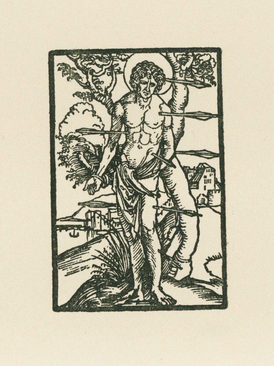 Pyhä Sebastian tekijältä Albrecht Dürer or Duerer
