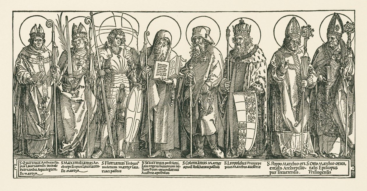 Itävallan pyhimykset tekijältä Albrecht Dürer or Duerer