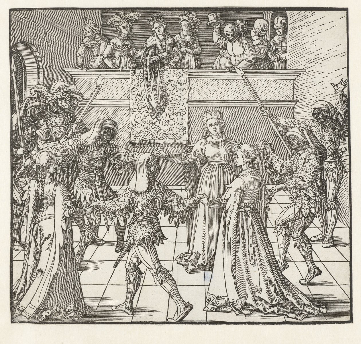 Soihdun tanssi tekijältä Albrecht Dürer or Duerer