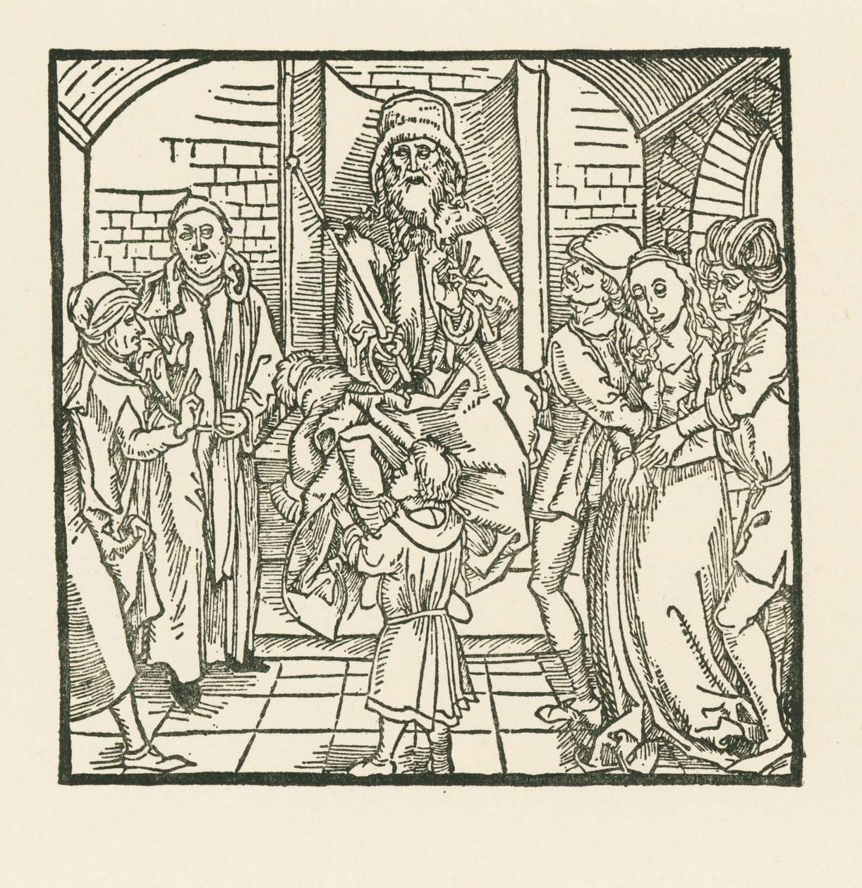 Salomonin tuomio tekijältä Albrecht Dürer or Duerer