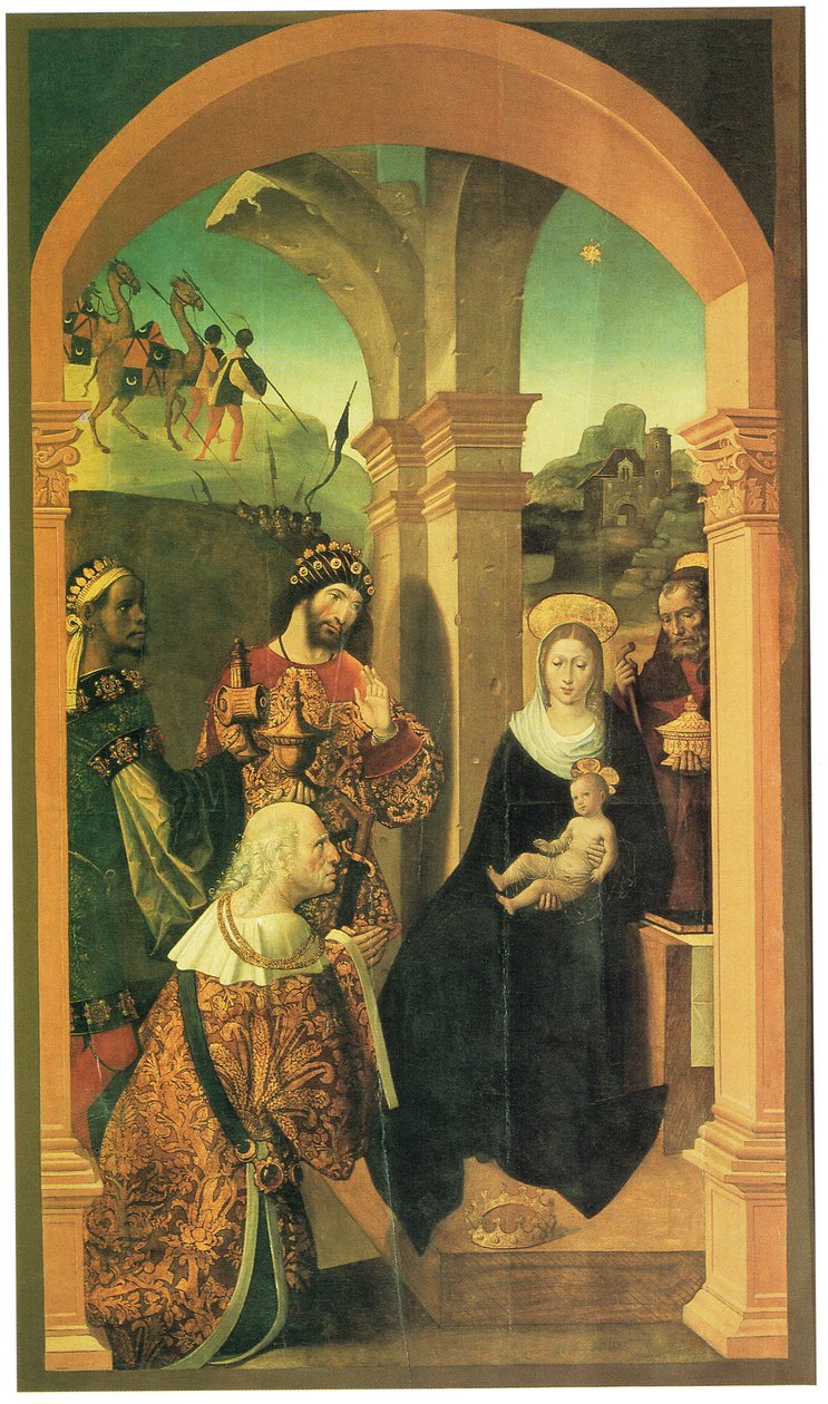 Adoración de los Reyes Magos tekijältä Alejo Fernandez