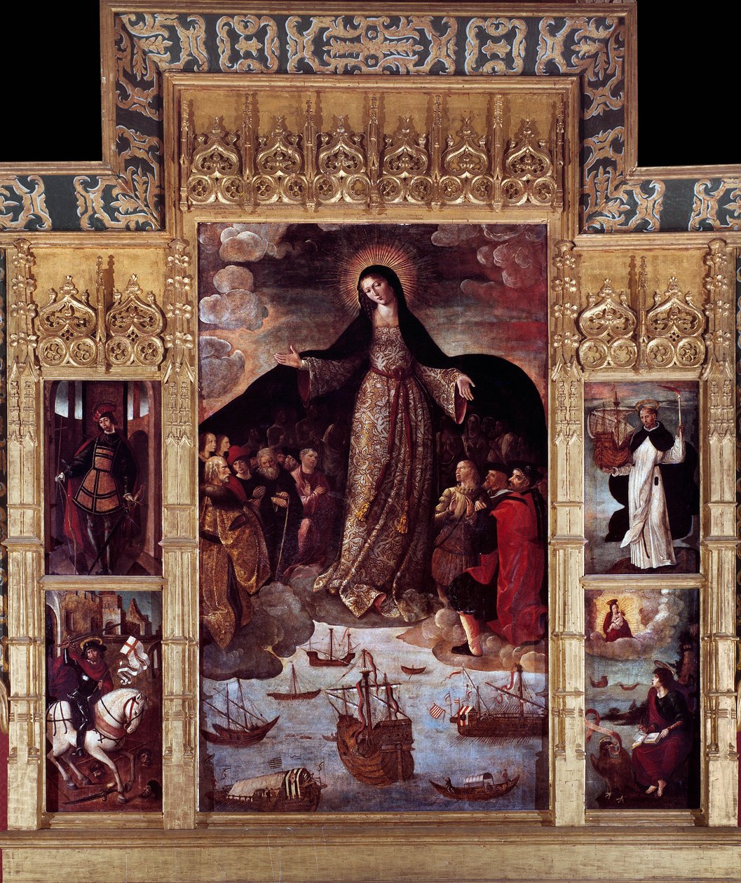 Navigaattorien neitsyt, 1505-36 tekijältä Alejo Fernandez