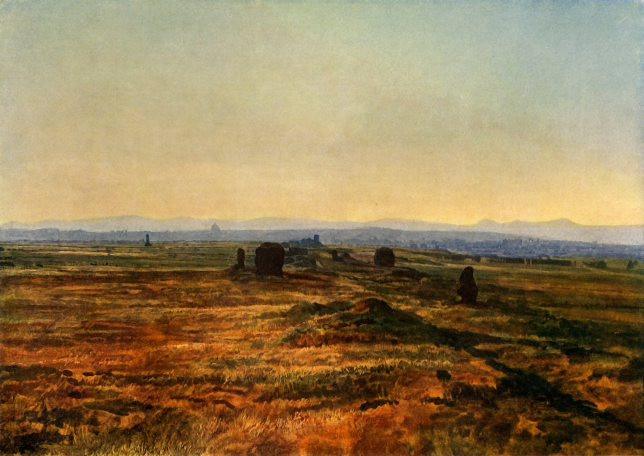 Appian Way auringonlaskun aikaan, 1845, 1965. tekijältä Aleksandr Ivanov