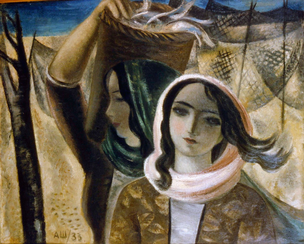 "Kalastajanaiset", 1933. tekijältä Aleksandr Shevchenko