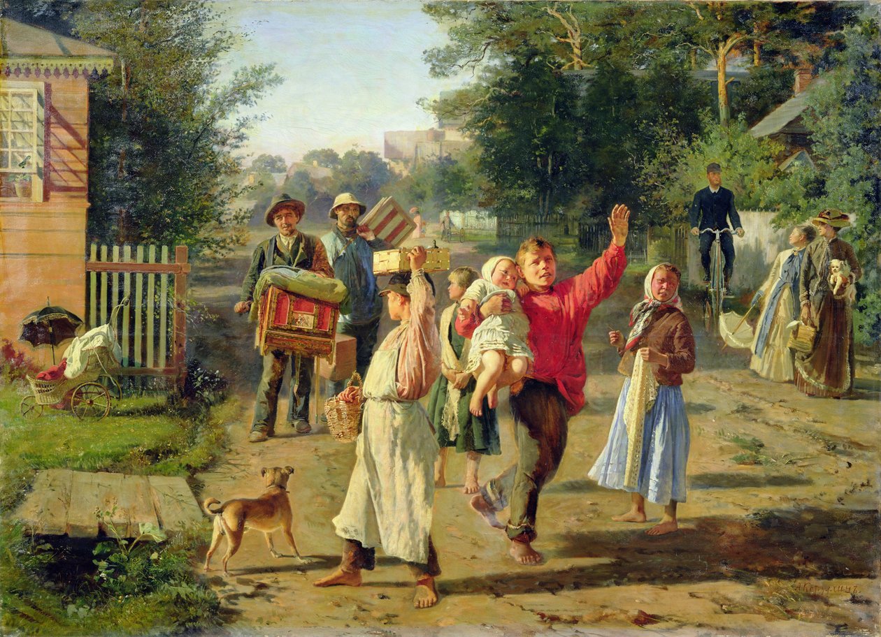 Petrushka tulee, 1888 tekijältä Aleksei Ivanovich Korzukhin