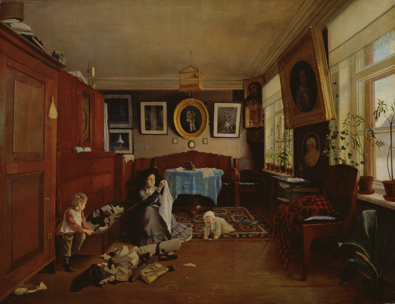 Sisustus, 1879 tekijältä Aleksei Alekseevich Bobrov