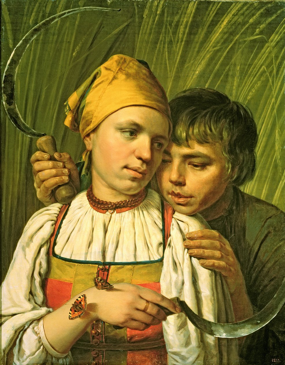 The Reapers (öljy kankaalle) tekijältä Aleksei Gavrilovich Venetsianov