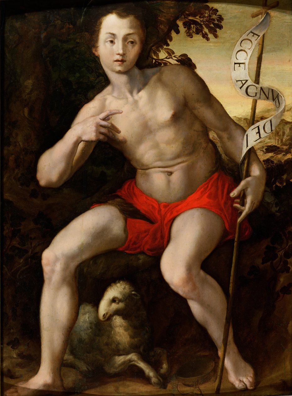 Johannes Kastaja tekijältä Alessandro Allori