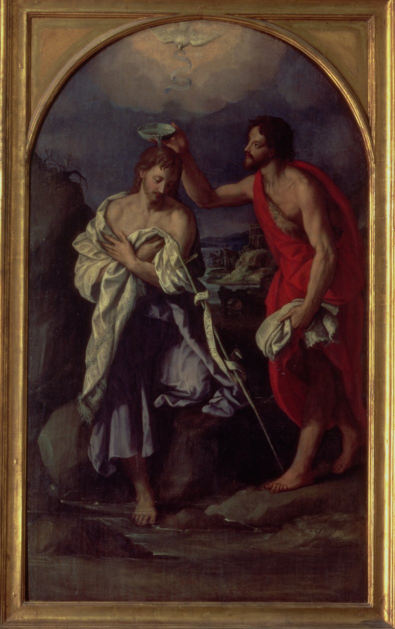 Kristuksen kaste tekijältä Alessandro Allori