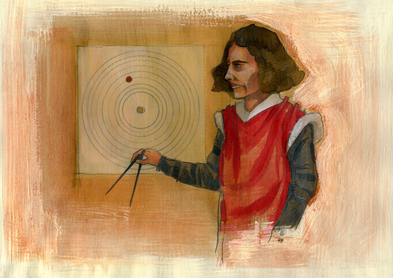 Retrato de Nicolau Copérnico ((Nicolaus Copérnico finlandês tekijältä Alessandro Lonati