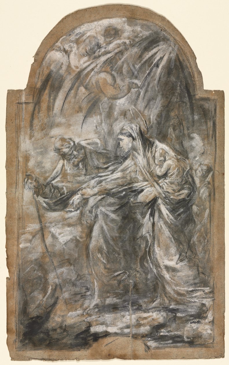 Lento Egyptiin, 1740-luku. tekijältä Alessandro Magnasco