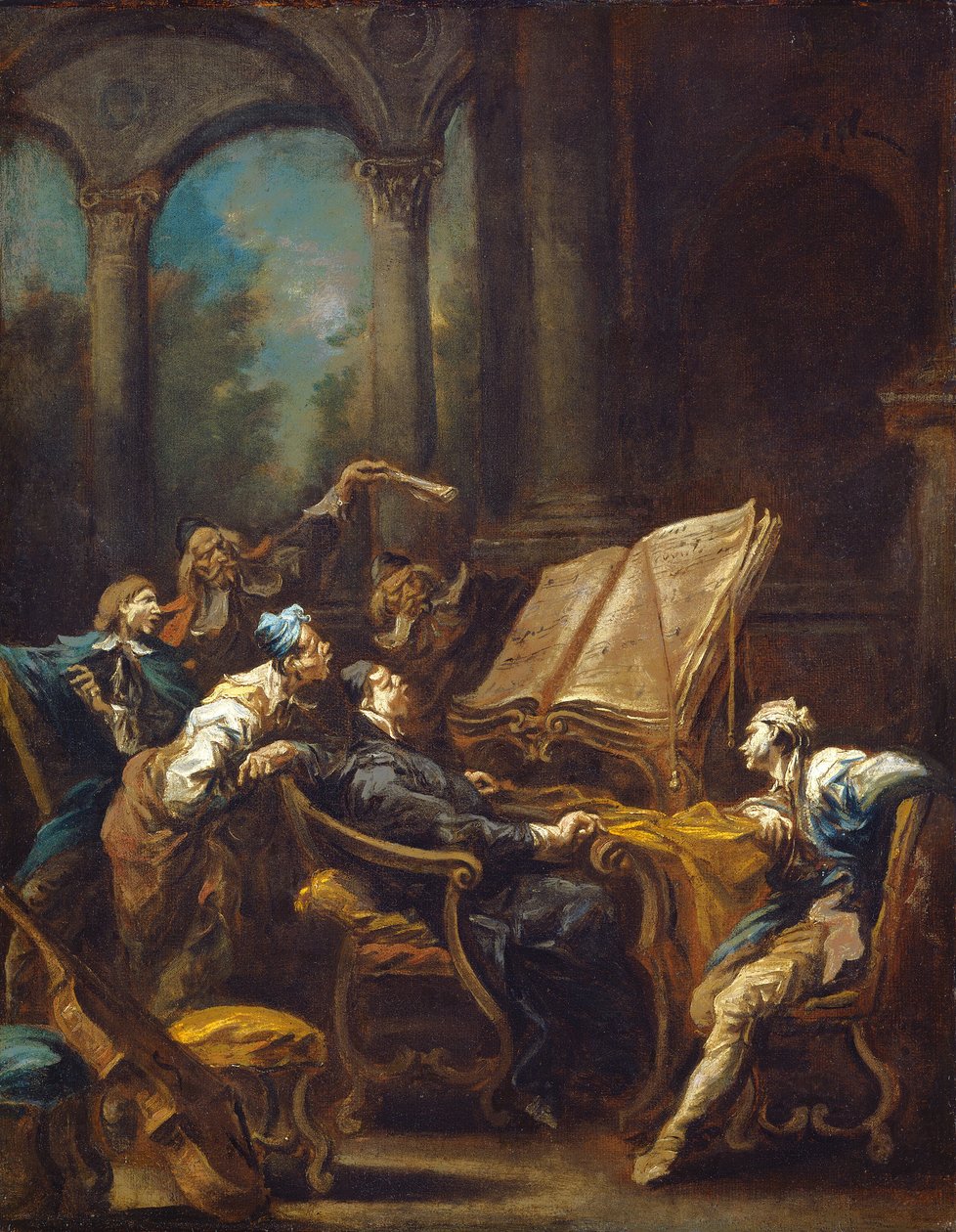 The Choristers, c. 17401745. tekijältä Alessandro Magnasco