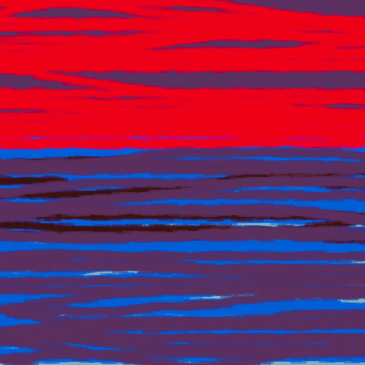 Auringonlasku Mustallamerellä, 2015, tekijältä Alex Caminker