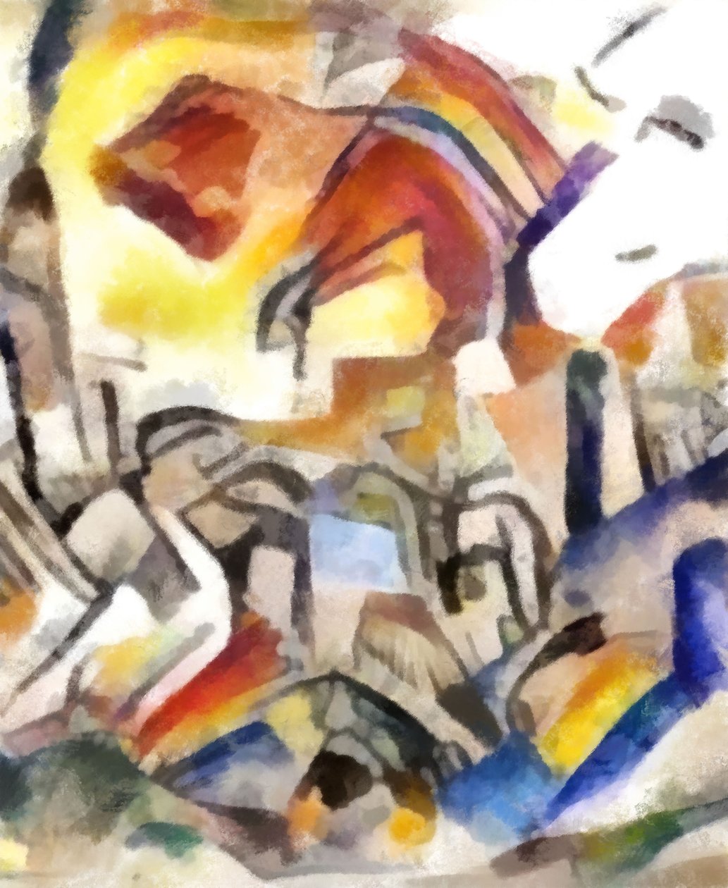Kaupungin yläpuolella,2016. tekijältä Alex Caminker