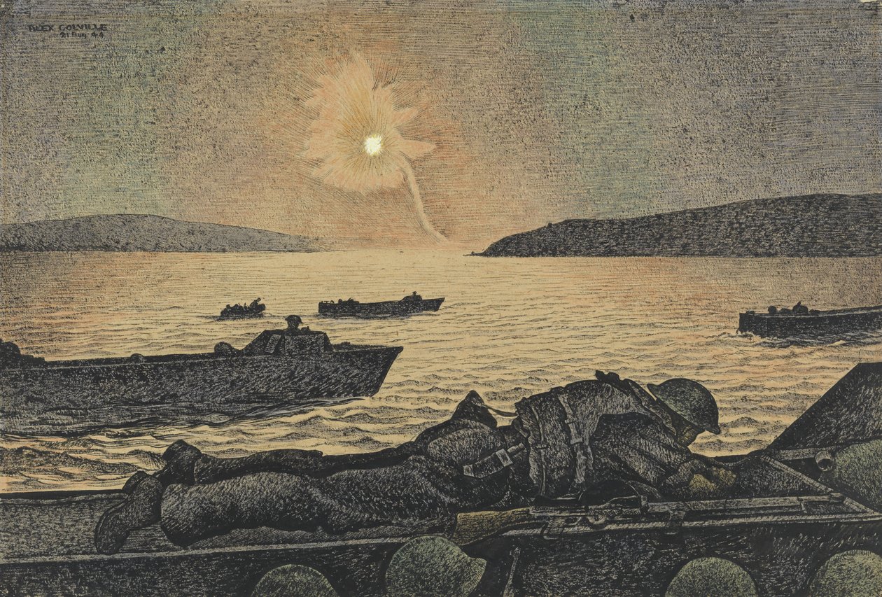 Saksalainen soihtu nousee tekijältä Alex Colville